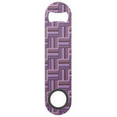 Mauve strips-weefpatroon speed flessenopener (Voorkant)