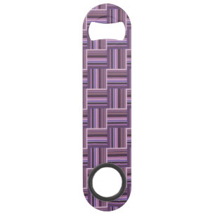 Mauve strips-weefpatroon speed flessenopener