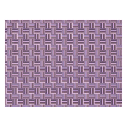 Mauve strips-weefpatroon tafelkleed (Voorkant (Horizontaal))