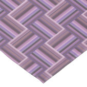 Mauve strips-weefpatroon tafelkleed (Gekanteld)