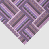 Mauve strips-weefpatroon tissuepapier (Detail)