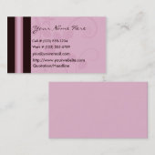 Mauve Swirl Profile and Visitekaartje (Voorkant / Achterkant)