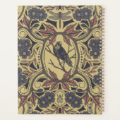 Mauve, Tan & Grey Crow & Dragonfly Floral Planner