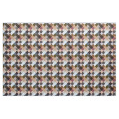 Mauve Taupe Gray Slate Blue Squares Mosaic Pattern Stof (Fat Quarter)