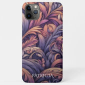 Mauve Taupe Roze Violet Paarse Paisley Pattern Case-Mate iPhone Case (Achterkant)