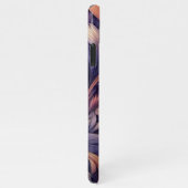 Mauve Taupe Roze Violet Paarse Paisley Pattern iPhone Hoesje (Rechterkant)