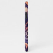Mauve Taupe Roze Violet Paarse Paisley Pattern iPhone Hoesje (Rechterkant)