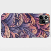 Mauve Taupe Roze Violet Paarse Paisley Pattern iPhone Hoesje (Achterkant horizontaal)