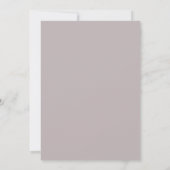 Mauve Teal Geschilderde Bruiloft Kaart (Achterkant)