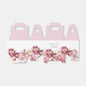 Mauve Terracotta Blush Floral Elegant Bedankdoosjes (Uitgevouwen)