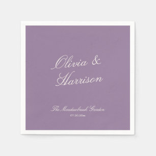 Mauve Tuin Trouwserviesdoeken Servet