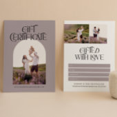 Mauve Typografie Fotografie Cadeaubon