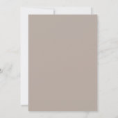 Mauve Vintage Bloom Bruiloft Kaart (Achterkant)