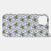 Mauve Violets op Witte Bloemen iPhone 6 Xtreme Hoe Case-Mate iPhone Case (Achterkant (horizontaal))