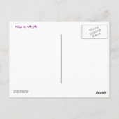 Mauve voor jou briefkaart (Achterkant)