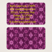 Mauve voor jou visitekaartje (Voorkant /achterkant)