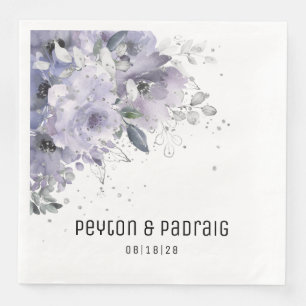 Mauve Weddenschap met mousserend Silver Dinner Nap Servet