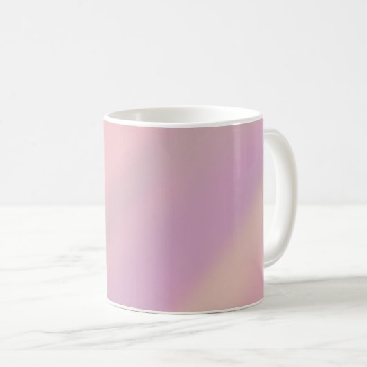 Mauve Zachte Blos Roze 80s  Koffiemok (Voorkant rechts)