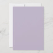 Mauve Zalm Ranunculus Eucalyptus Bruiloft Kaart (Achterkant)