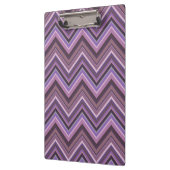 Mauve zigzag strepen klembord (Links)