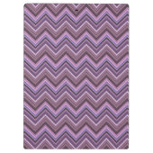 Mauve zigzag strepen klembord (Achterkant)