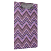 Mauve zigzag strepen klembord (Rechts)