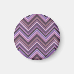 Mauve zigzag strepen magneet