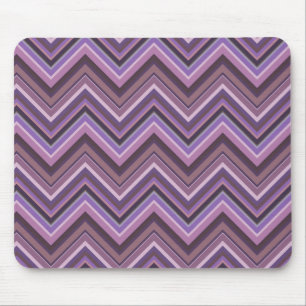 Mauve zigzag strepen muismat