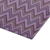 Mauve zigzag strepen snijplank (Hoek)