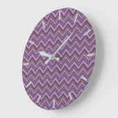 Mauve zigzagstrepen grote klok (Hoek)