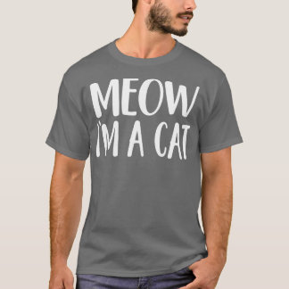 Mauw Im A CatHalloween Costume T-shirt