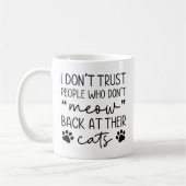 Mauw terug naar hun katten koffiemok (Links)