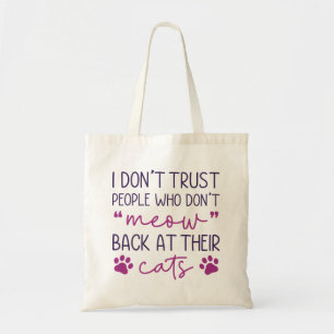 Mauw terug naar hun katten tote bag