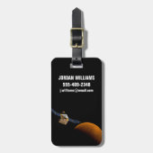 Maven ruimtesonde. bagagelabel (Voorkant verticaal)