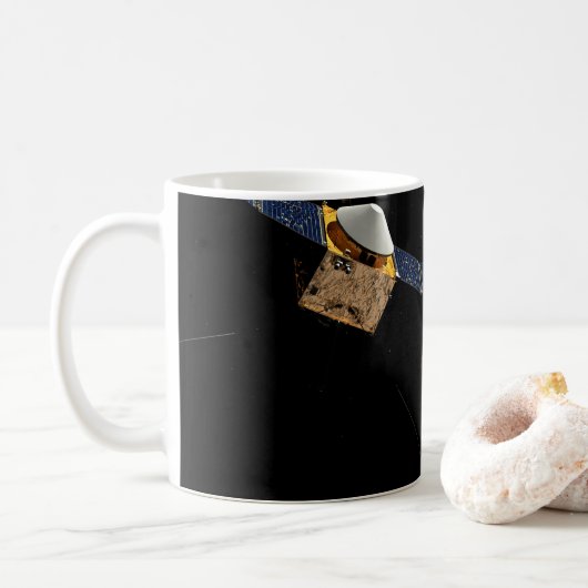 Maven ruimtesonde. koffiemok (Met donut)