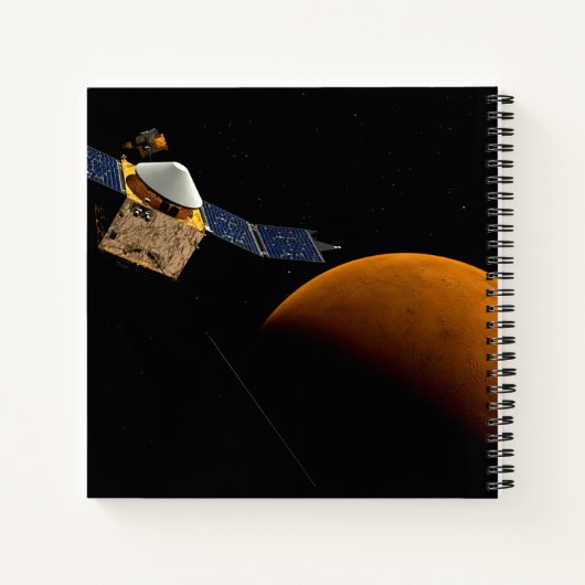 Maven ruimtesonde. notitieboek (Achterkant)