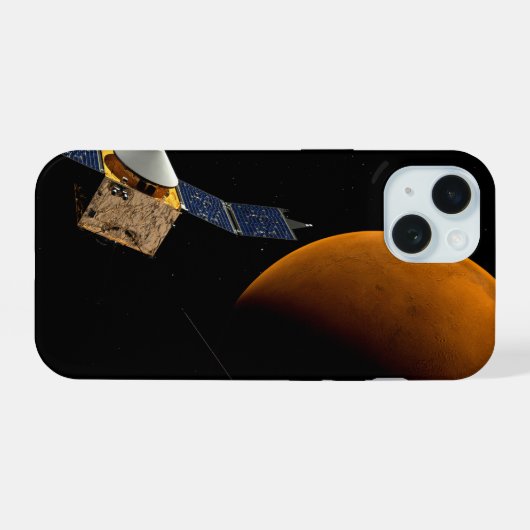 Maven-ruimtevaartuig. iPhone 15 Case (Achterkant horizontaal)