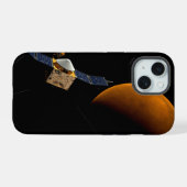 Maven-ruimtevaartuig. iPhone 15 Case (Achterkant horizontaal)