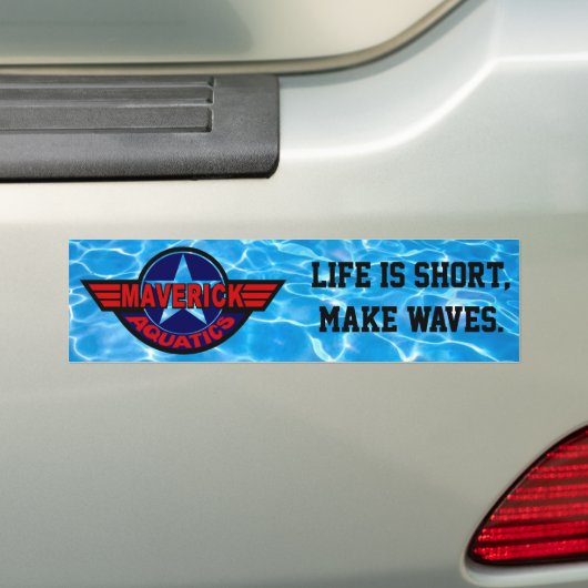 Maverick Aquatics Bumpersticker (Op auto)