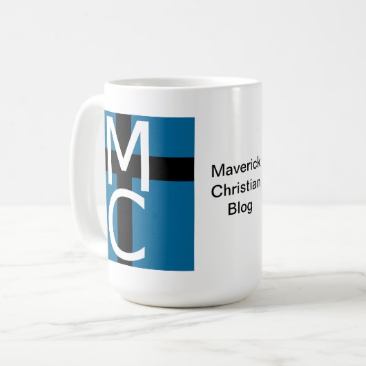 Maverick Christelijke Blog Mok (Voorkant links)