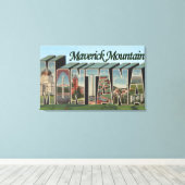 Maverick Mountain Canvas Afdruk (Insitu (Houten vloer))