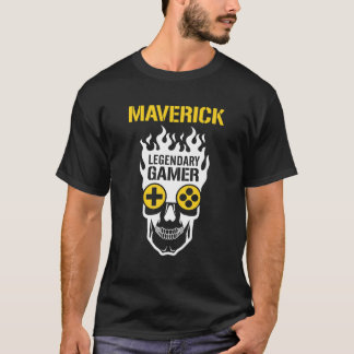 Maverick Name Gift - Gepersonaliseerde Legendary G T-shirt
