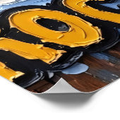 Maverick of Melody beroemd gemaakt door Icy Peak Poster (Hoek)