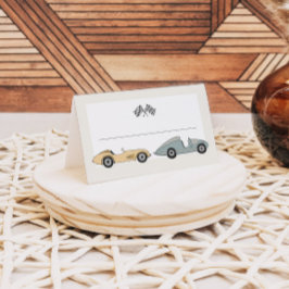 MAVERICK Race Kaart Buffet Food Place Cards Plaatskaartje