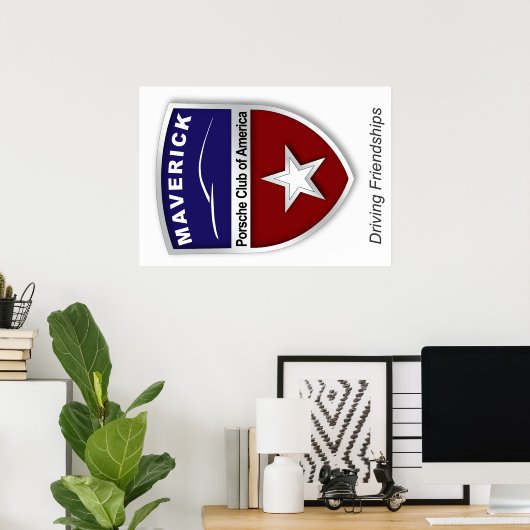 Maverick Region logo poster (Thuiskantoor)