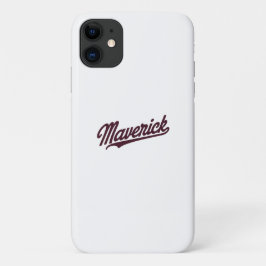Maverick | typografie | Motivatie Case-Mate iPhone Case