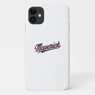 Maverick typografie Motivatie Case-Mate iPhone Case