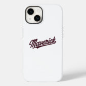 Maverick Typography Design Case-Mate iPhone Case (Achterkant)