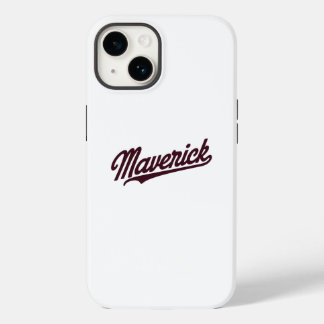 Maverick Typography Design Case-Mate iPhone 14 Hoesje