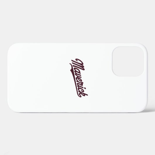 Maverick Typography Inspirerend Case-Mate iPhone Case (Achterkant (horizontaal))